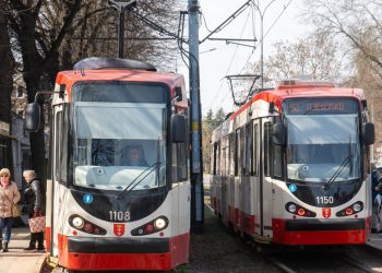 Tramwaje w Gdańsku, 13.04.2026 r. (fot. Paweł Marcinko / KFP)