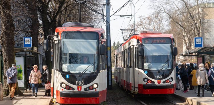 Tramwaje w Gdańsku, 13.04.2026 r. (fot. Paweł Marcinko / KFP)