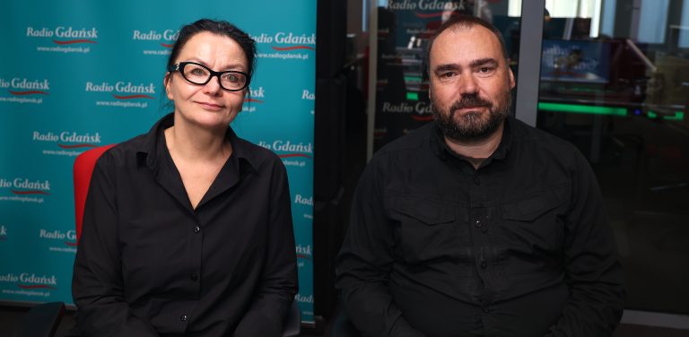Wioletta Kakowska-Mehring, Maciej Krzesiński (fot. Radio Gdańsk/Martyna Krawcewicz)
