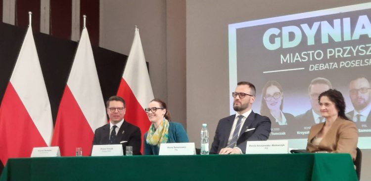 Debata posłów w Gdyni, 18.04.2026 r. (fot. Radio Gdańsk/Marcin Lange)