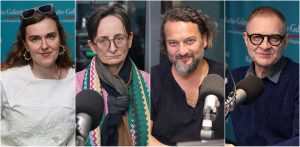 Michalina Domoń, Jadwiga Charzyńska, Olo Walicki, Mikołaj Trzaska (fot. Radio Gdańsk/Martyna Krawcewicz)