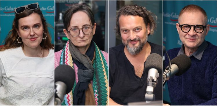 Michalina Domoń, Jadwiga Charzyńska, Olo Walicki, Mikołaj Trzaska (fot. Radio Gdańsk/Martyna Krawcewicz)