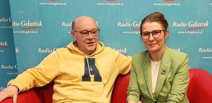 Włodzimierz Raszkiewicz i Marzena Grochowska (fot. Radio Gdańsk)