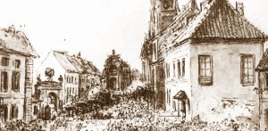 Świadkiem insurekcji warszawskiej był Jan Piotr Norblin, pochodzący z Francji polski malarz, który uwiecznił powstanie na serii szkiców i obrazów (fot. Wikimedia Commons)
