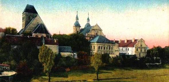 Stara Plebania w Chojnicach, fotografia z 1916 roku (fot. Urząd Miejski Chojnice)