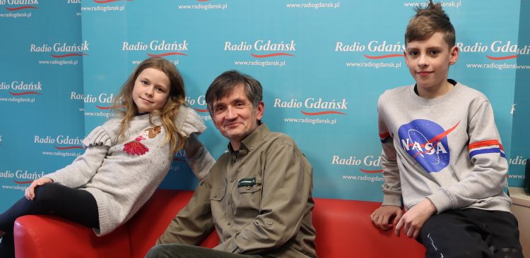 Janka, Witold Ciechanowicz i Jeremi (Fot. Radio Gdańsk)