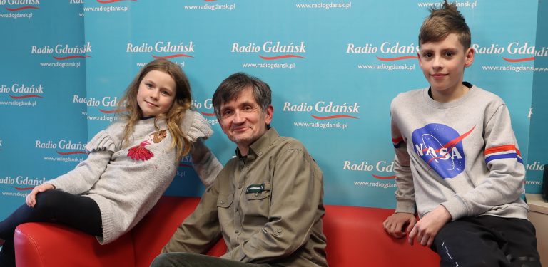 Janka, Witold Ciechanowicz i Jeremi (Fot. Radio Gdańsk)