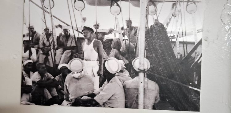 Zdjęcie z wystawy „Od kandydata do komendanta” na Darze Pomorza (fot. Radio Gdańsk/Anna Rębas)