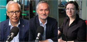 Kazimierz Smoliński, Jarosław Wałęsa, Barbara Brzezicka (fot. Radio Gdańsk/Martyna Krawcewicz)