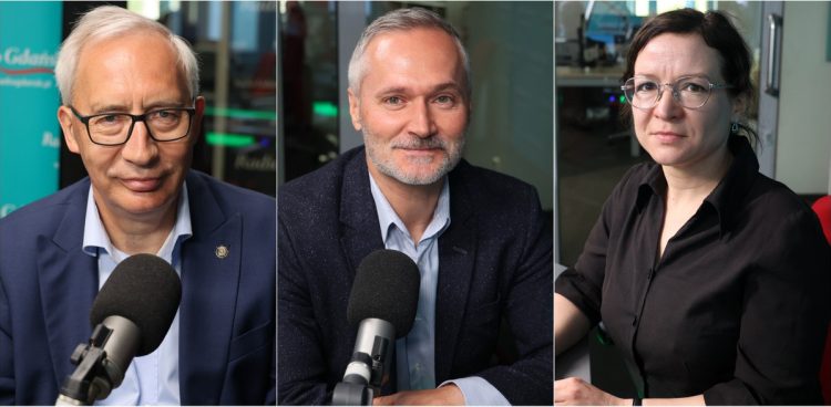 Kazimierz Smoliński, Jarosław Wałęsa, Barbara Brzezicka (fot. Radio Gdańsk/Martyna Krawcewicz)