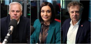 Karol Rabenda, Magdalena Sroka, Jacek Karnowski (fot. Radio Gdańsk/Martyna Krawcewicz)