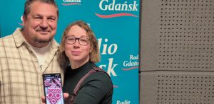 Daria Balabai i Tomek Lipski (Fot. Radio Gdańsk/Andrzej Urbański)
