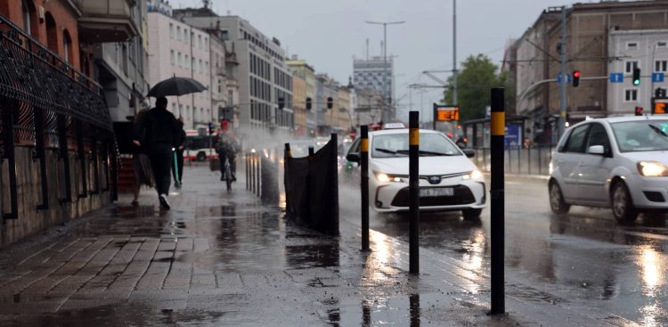Deszcz w Gdańsku, 11.05.2026 r. (fot. Radio Gdańsk/Piotr Puchalski)