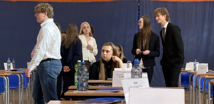 Egzamin ósmoklasisty. Słupsk, 11.05.2026 r. (fot. Radio Gdańsk/Łukasz Kosik)