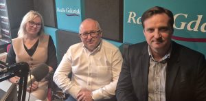 Ewa Krefta, Rafał Konon i Artur Kalinowski (fot. Radio Gdańsk/Przemysław Woś)