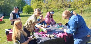GAK Plama. Piknik w Blokowisku na gdańskiej Zaspie (fot. Radio Gdańsk/Marzena Bakowska)
