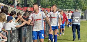 Gryf Słupsk kontra Piast Człuchów (fot. Radio Gdańsk/Łukasz Kosik)