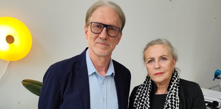 Tomasz Żółtowski, Krystyna Janda (Fot. Radio Gdańsk/Dominik Lewicki)