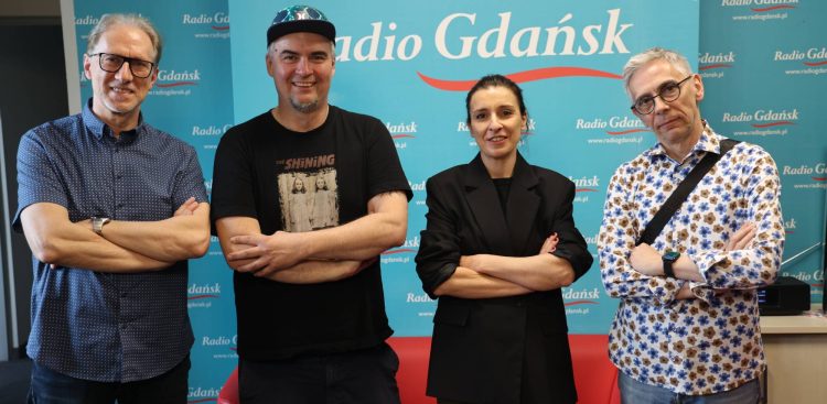 Od lewej: Tomasz Żółtowski, Michał Grubman, Anna Kądziela-Grubman i Sławomir Pultyn (fot. Radio Gdańsk/Adrian Kasprzycki)
