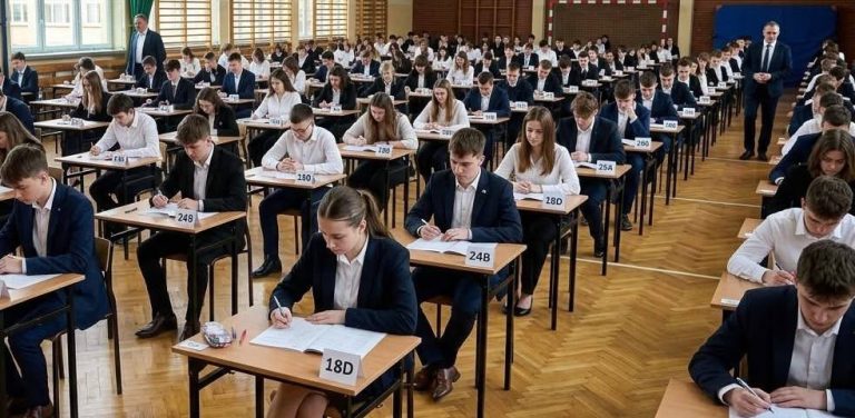 Egzamin dojrzałości w Słupsku (fot. Radio Gdańsk/Łukasz Kosik)