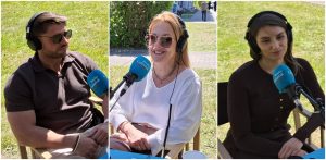 Mgr. Damian Kot, prof. Monika Waśkow i lek. Diana Przeworska (fot. Radio Gdańsk/Katarzyna Nowak)