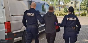 Zatrzymany nożownik z Lęborka (fot. KPP Lębork)