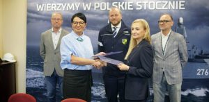PGZ Stocznia Wojenna i Stocznia Remontowa Nauta podpisały w piątek umowę na budowę bloku rufowego fregaty „Burza” (fot. PGZSW)