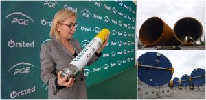 Paulina Hennig-Kloska, minister klimatu i środowiska. Inauguracja budowy farmy wiatrowej Baltica 2. Gdańsk, 11.05.2026 r. (fot. Radio Gdańsk/Mateusz Czerwiński)