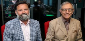 Piotr Gorzeński, prof. Marek Grzybowski (fot. Radio Gdańsk/Martyna Krawcewicz)