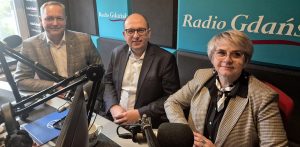 Rafał Teterka, Marcin Kowalczyk, Iwona Warkocka (fot. Radio Gdańsk/Przemysław Woś)