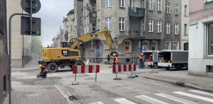 Remont ulicy w Słupsku (fot. Radio Gdańsk/Łukasz Kosik)