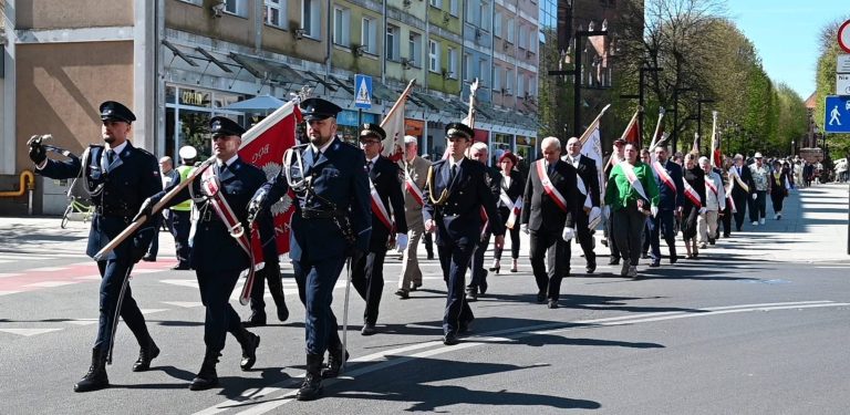 Święto Narodowe Trzeciego Maja - obchody w Słupsku, 03.05.2026 r. (fot. Radio Gdańsk/Łukasz Kosik)