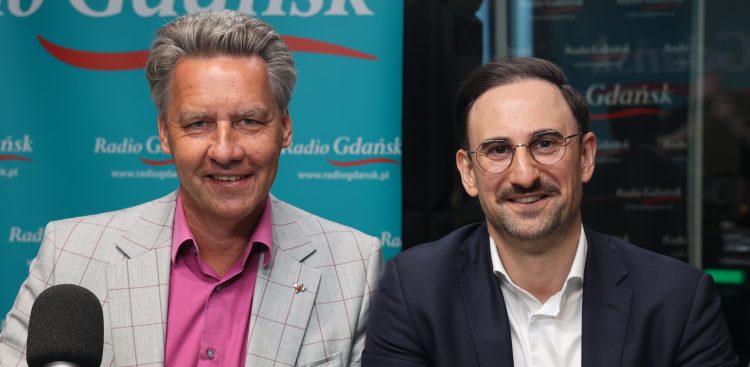Tomasz Kloskowski i Cezary Maciołek (fot. Radio Gdńsk/Adrian Kasprzycki)