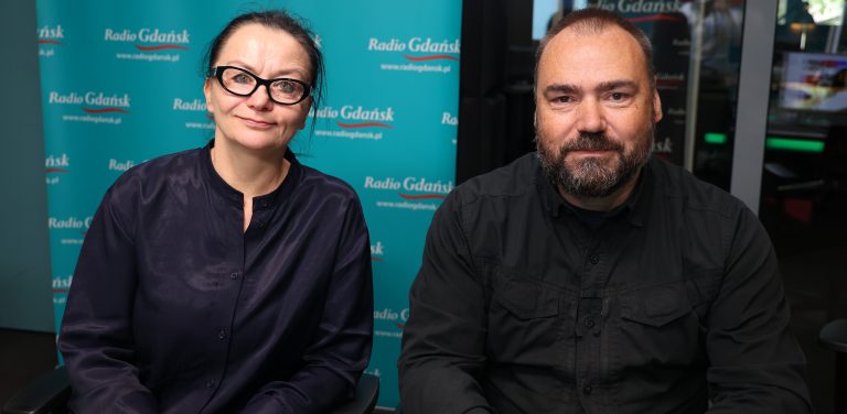 Wioletta Kakowska-Mehring, Maciej Krzesiński (fot. Radio Gdańsk/Martyna Krawcewicz)