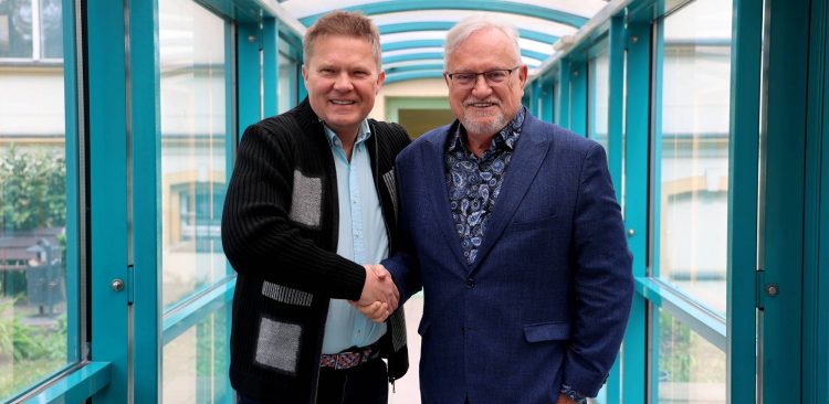 Sławomir Siezieniewski i Sławomir Kitowski (fot. Radio Gdańsk/Adrian Kasprzycki)