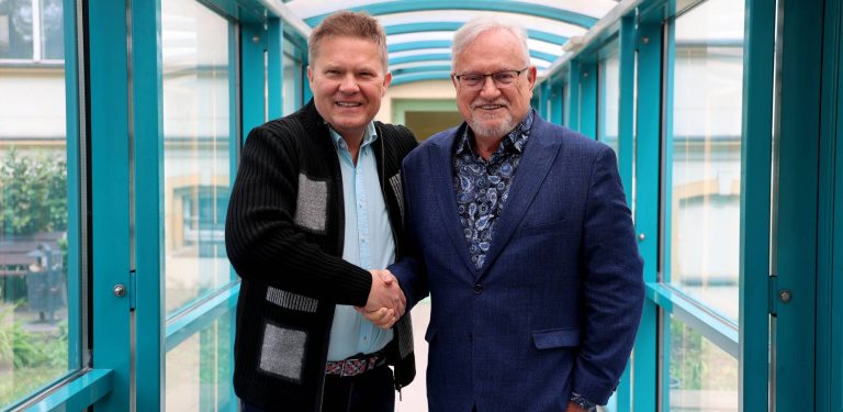 Sławomir Siezieniewski i Sławomir Kitowski (fot. Radio Gdańsk/Adrian Kasprzycki)