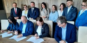 Agnieszka Jankowska, Stanisław Taube, Aleksandra Kosiorek i Rafał Geremek (fot. Radio Gdańsk/Marcin Lange)