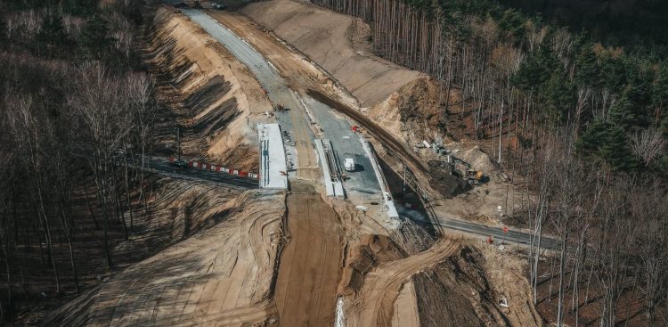 Prace na obwodnicy Witomina (fot. Marcin Mielewski/ZDM w Gdyni)