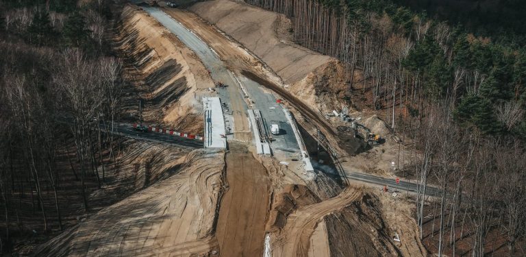 Prace na obwodnicy Witomina (fot. Marcin Mielewski/ZDM w Gdyni)