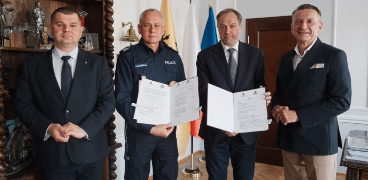 Adam Gawrylik, Bogusław Ziemba, Mieczysław Struk, Leszek Bonna (Fot. UMWP/Łukasz Tokarczyk)