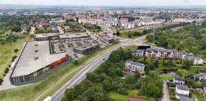 Wizualizacja galerii handlowo-usługowej "OTO Park" w Tczewie (graf. mat. pras. / tczew.pl)