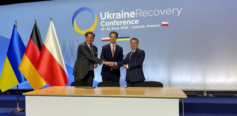Podpisanie listu intencyjnego podczas Konferencji na rzecz Odbudowy Ukrainy