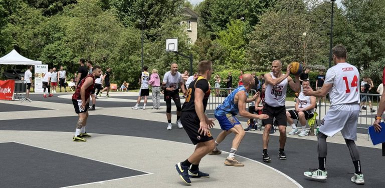 Turniej koszykówki 3x3. Słupsk, 06.06.2026 r. (fot Radio Gdańsk/Łukasz Kosik)