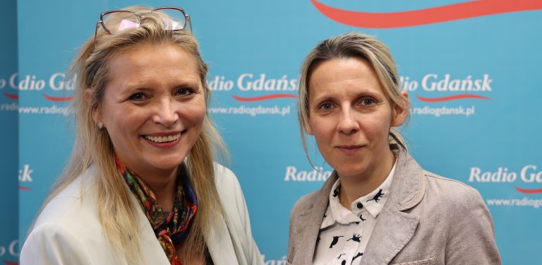 Beata Gwoździewicz i dr hab. Aleksandra Rutkowska (fot. Radio Gdańsk/Karol Pius)