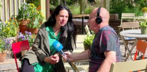 Katarzyna Bellingham i Włodzimierz Raszkiewicz (fot. Radio Gdańsk)