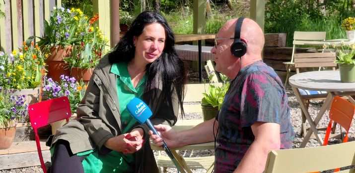 Katarzyna Bellingham i Włodzimierz Raszkiewicz (fot. Radio Gdańsk)