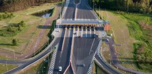 Bramki na autostradzie A1 (fot. Ministerstwo Infrastruktury)