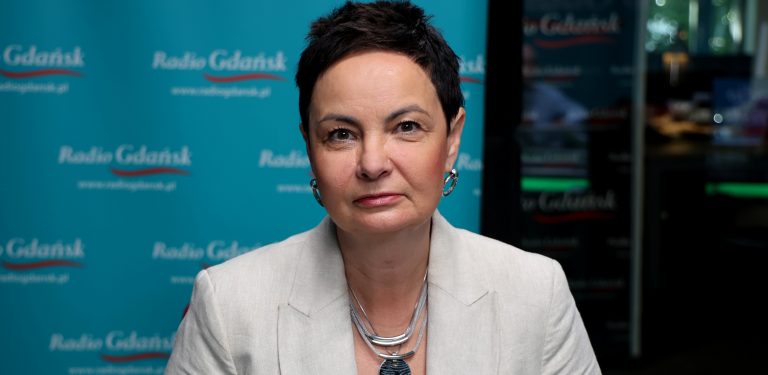 Prof. Danuta Plecka w studiu Radia Gdańsk