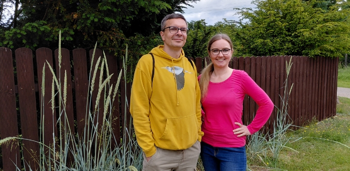 Ewelina Sobańska i Piotr Kamont (fot. Radio Gdańsk/Włodzimierz Raszkiewicz)