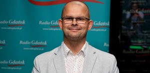 Jarosław Litwin w studiu Radia Gdańsk